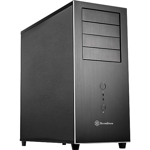 SilverStone Technology SilverStone SST-TJ04B-E - Temjin Midi Tower Gehäuse, SSI-CEB, ATX, schwarz von SilverStone