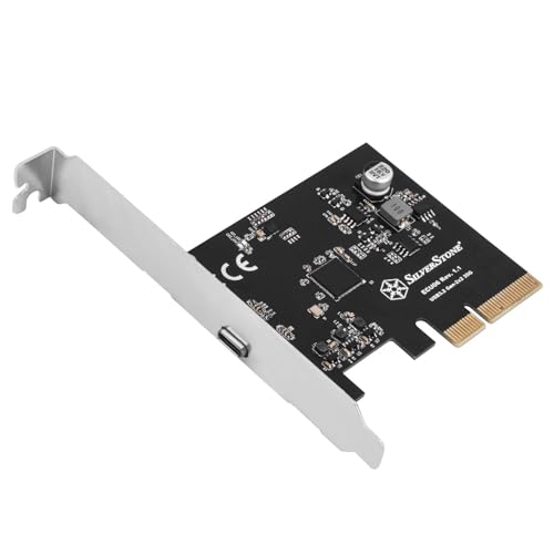 SilverStone Technology ECU06, SuperSpeed-20Gbps-USB-3.2-Type-C-Gen-2x2-PCIe-Host-Karte, SST-ECU06 SilverStone Technology ECU06, SuperSpeed-20Gbps-USB-3.2-Type-C-Gen-2x2-PCIe-Host-Karte, SST-ECU06 von SilverStone Technology