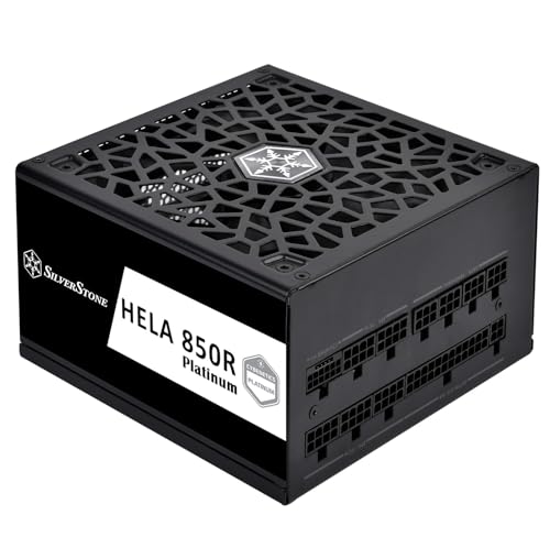 SilverStone Technology HELA 850R Platinum Vollständig modulares PCIe 5 80 Plus-Platinum-ATX-Netzteil mit 850W, SST-HA850R-PMA von SilverStone Technology