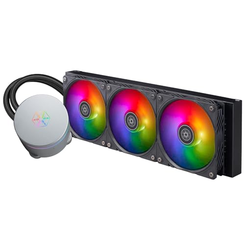 SilverStone Technology IceMyst 360, Erstklassiger All-in-One-Flüssigkühler mit ARGB-Beleuchtung, SST-IM360-ARGB von SilverStone