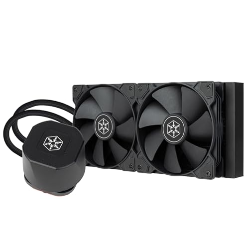 SilverStone Technology NovaPeak 240,Überlegene All-In-One-Lösung zur Flüssigkeitskühlung, SST-NP240B von SilverStone