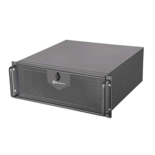 SilverStone Technology RM42-502, 4U Rackmount-Server Gehäuse, 240mm AIO, USB Typ-C, Kensington Schloss, SST-RM42-502B von SilverStone Technology