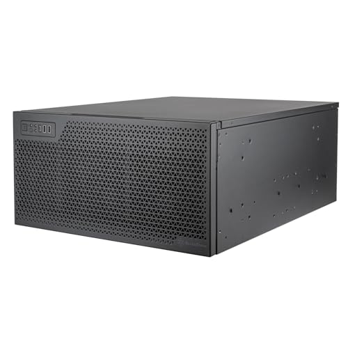 SilverStone Technology RM52, 5HE-Rackmount-Servergehäuse mit Zwei 360-mm-Lüftern und Flüssigkühlkompatibilität, SST-RM52 von SilverStone Technology