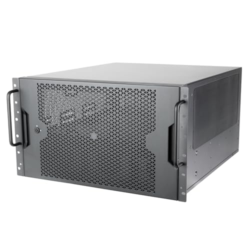 SilverStone Technology RM600, 6HE-Rackmount-Gehäuse mit Dual-Netzteil-Kompatibilität und der Unterstützung von DREI 360-mm-Kühlkörpern, SST-RM600 von SilverStone Technology