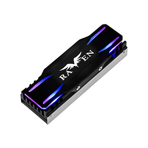 SilverStone Technology SST-TP03-ARGB - M.2-SSD-Kühlset mit ARGB-Beleuchtung von SilverStone