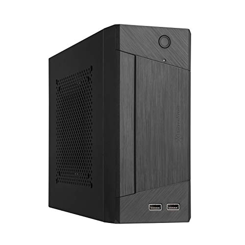 SilverStone Technology Silverstone Milo 10, Mini-ITX-HTPC-Gehäuse, Austauschbare Frontplatte und obere Abdeckung 2,8L oder 3,7L, Inklusive VESA-Montageplatte, USB 3.0 x 2, SST-ML10B SilverStone Technology Silverstone Milo 10, Mini-ITX-HTPC-Gehäuse, Austauschbare Frontplatte und obere Abdeckung 2,8L oder 3,7L, Inklusive VESA-Montageplatte, USB 3.0 x 2, SST-ML10B von SilverStone Technology