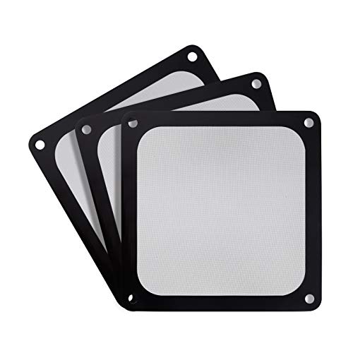 SilverStone Technology Bundle: 3X SST-FF123B - 120 mm Lüfterabdeckung mit Ultra-feinem Staubfilter, Magnet-Montage, schwarz, SST-FF123B (3 Pack) von SilverStone Technology