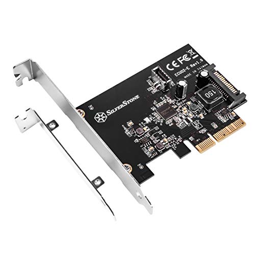 Silverstone ECU02-E Carte et adaptateur d'interfaces Interne USB 3.2 Gen 2 (3.1 Gen 2) von SilverStone Technology