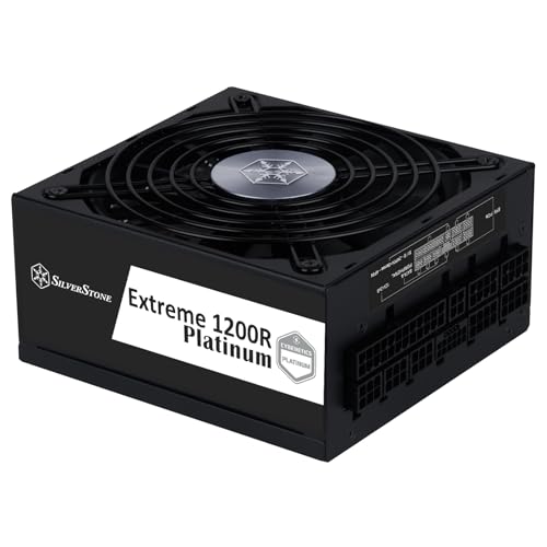 Silverstone Extreme 1200R Platinum Vollständig modulares PCIe 5 Cybenetics-Platinum-SFX-L-Netzteil mit 1200W, SST-EX1200R-PL von SilverStone