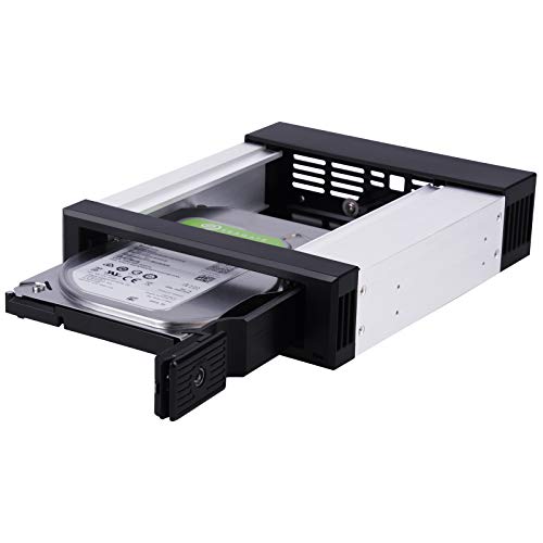 SilverStone Technology FS301, Hot-Swapping-fähig, Einschub ohne Einsatz, 5,25-Zoll- auf 3,5-Zoll-SAS/SATA-Gerät, Schrauben, SST-FS301 von SilverStone