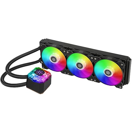 Silverstone SST-IG360-ARGB - IceGem AIO Flüssigkeitskühler, 3X 120mm PWM ARGB Lüfter, Intel 115x/2066, AMD AM4 von SilverStone