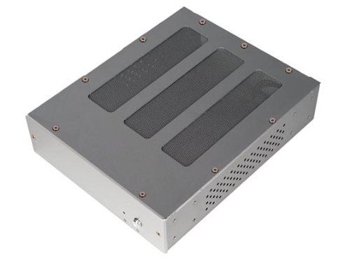 Silverstone PT03S PC-Gehäuse mit Netzteil 60 Watt silber von SilverStone Technology