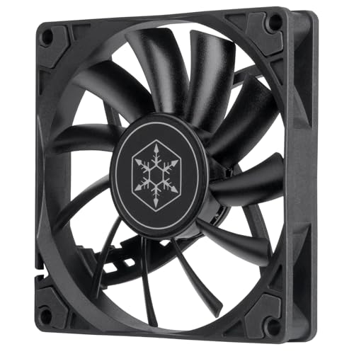 SilverStone Technology SST-AS90B - Air Slimmer Schmaler 92-mm-Lüfter mit verbesserter Leistung, PWM von SilverStone