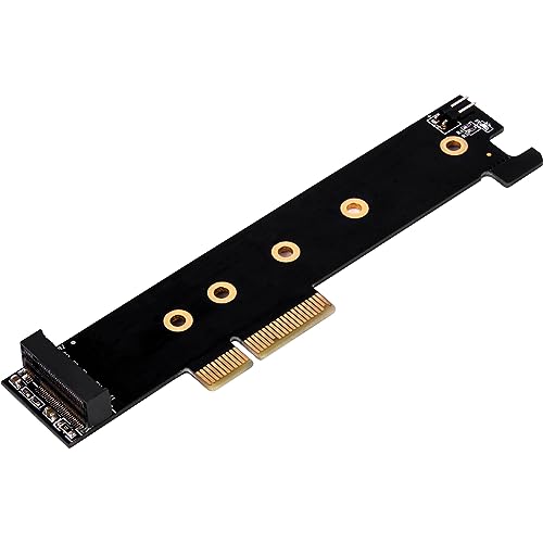 SilverStone Technology SST-ECM26-V2-PCI-E Erweiterungskarte Superspeed, M.2 (NVMe SSD NGFF) auf PCI-E x4, Schwarz, 71173 von SilverStone Technology