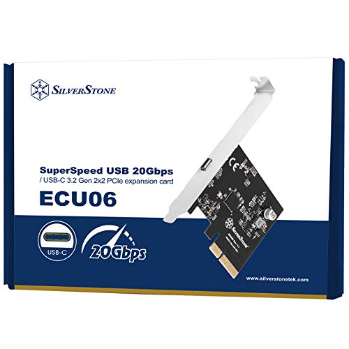 SilverStone ECU06, USB-Typ-C 3.2 Gen 2x2 Schnittstellenkarte - PCIe SilverStone ECU06, USB-Typ-C 3.2 Gen 2x2 Schnittstellenkarte - PCIe von SilverStone