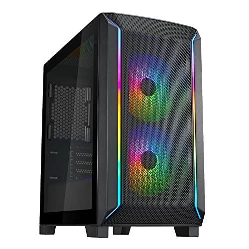 SilverStone SST-FA312Z-BG - Danger MATX High Airflow and High Capacity Gaming Chassis von SilverStone