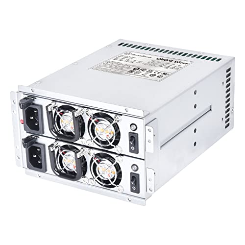 Silverstone SST-GM800S - Redundantes Mini-Netzteil Cybenetics Silver, 800W von SilverStone