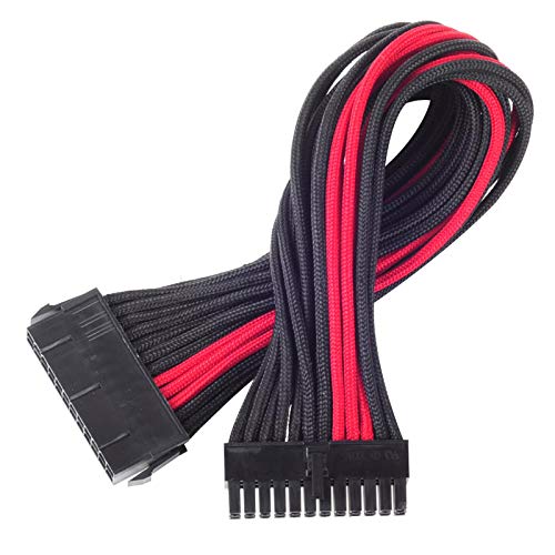SilverStone ATX 24-Pin-Kabel, 300mm - schwarz/rot von SilverStone
