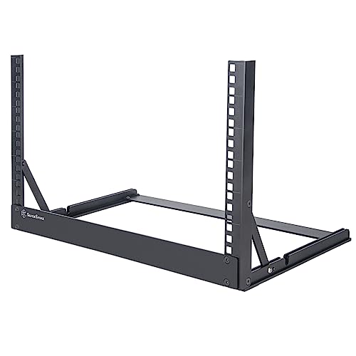 SilverStone SST-RK06U-OF 19 Zoll Desktop-Rack, offener Rahmen - 6U von SilverStone