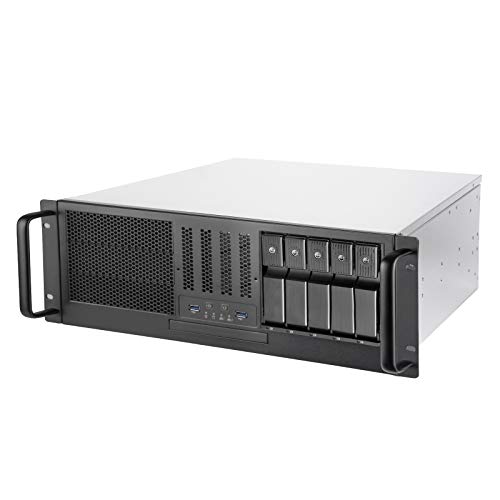 Silverstone SST-RM41-H08-4U Rackmount Server Gehäuse, unterstützt M/B bis SSI-CEB & ATX (PS2) Mini reduntante Netzteile von SilverStone Technology