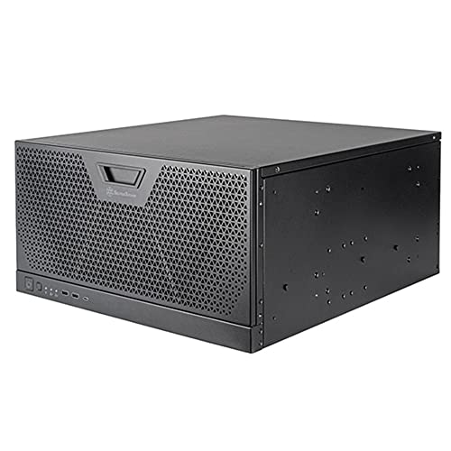 SilverStone Technology Silverstone SST-RM51, 5HE-Rackmount-Servergehäuse, Zwei 180-mm-Lüftern, Unterstützt Motherboards bis SSI-EEB, Einer 360 mm große Flüssigkühlkörper von SilverStone Technology