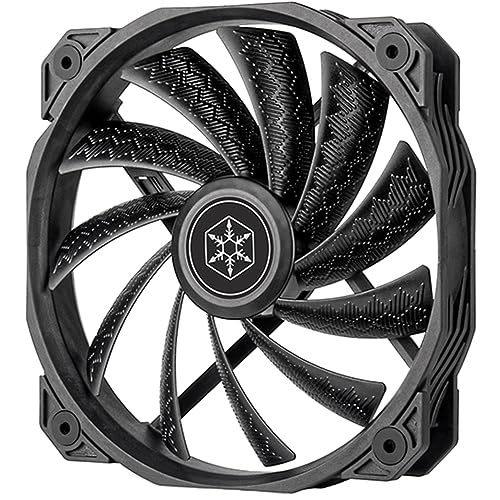SilverStone Technology SilverStone SST-SF160 - Shark Force Leistungsverstärkter 160-mm-PWM-Lüfter, Black von SilverStone