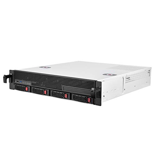 Silverstone Sst-RM21-304 - 2U Rackmount Server Gehäuse, Unterstützt 4x 2.5"/3.5" SAS/SATA HDD/SSD von SilverStone Technology