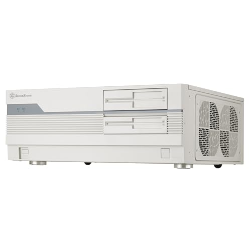 Silverstone Technology SST-FLP01W - HTPC ATX Desktop Auf Retro gestyltes HTPC-Gehäuse,USB Type-C Silverstone Technology SST-FLP01W - HTPC ATX Desktop Auf Retro gestyltes HTPC-Gehäuse,USB Type-C von SilverStone Technology
