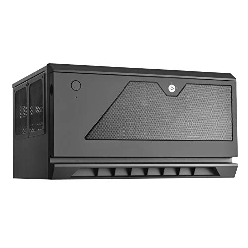 SilverStone SST-CS381 - Case Storage ATX Midi Tower Computer Gehäuse, innen schwarz, unterstützt 8x 3.5" oder 2.5" Hot-Swap Festplatteneinschübe, Front-Tür abschliessbar, schwarz von SilverStone