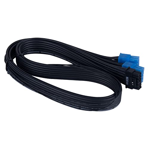 SilverStone Technology PP14-PCIE Dual PCIe Kabel 8 Pin (PSU) auf 12+4 Pin (GPU) 12VHPWR PCIe Gen5 für Silverstone PSU 2. Generation, SST-PP14-PCIE von SilverStone