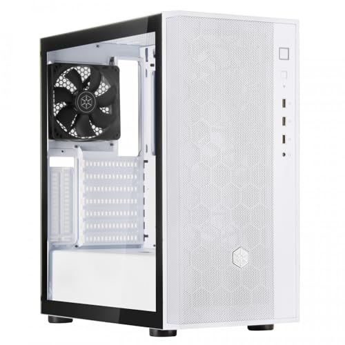 Silverstone FARA R1 V2 - FARA R1-V2 Tower ATX Computer Gehäuse, Mesh Front Panel, Seitenteil aus gehärtetem Glas, weiß, SST-FAR1W-G-V2 Silverstone FARA R1 V2 - FARA R1-V2 Tower ATX Computer Gehäuse, Mesh Front Panel, Seitenteil aus gehärtetem Glas, weiß, SST-FAR1W-G-V2 von SilverStone