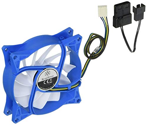 Silverstone SST-FW91 - FW Serie geräuscharmer 92 mm-Hochleistungs-PWM-Lüfter mit Anti-Vibrations-Zubehör, blau-Weiss Silverstone SST-FW91 - FW Serie geräuscharmer 92 mm-Hochleistungs-PWM-Lüfter mit Anti-Vibrations-Zubehör, blau-Weiss von SilverStone