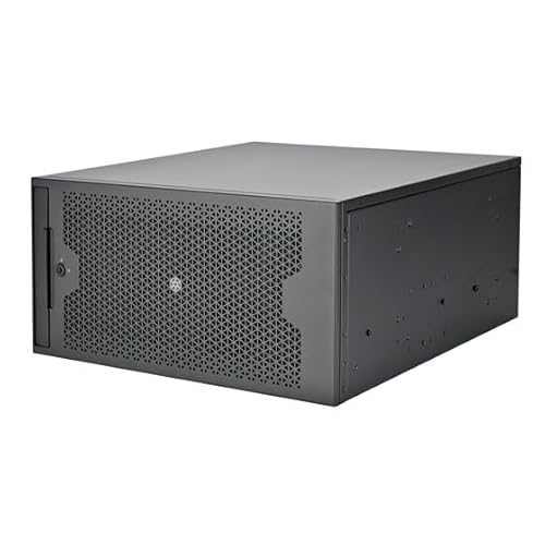 Silverstone Technology RM53-502, 5U-Rackmount-Servergehäuse mit Zwei 5,25"-Laufwerksschächten und Unterstützung für 360-mm-Wasserkühlung, SST-RM53-502 Silverstone Technology RM53-502, 5U-Rackmount-Servergehäuse mit Zwei 5,25"-Laufwerksschächten und Unterstützung für 360-mm-Wasserkühlung, SST-RM53-502 von SilverStone