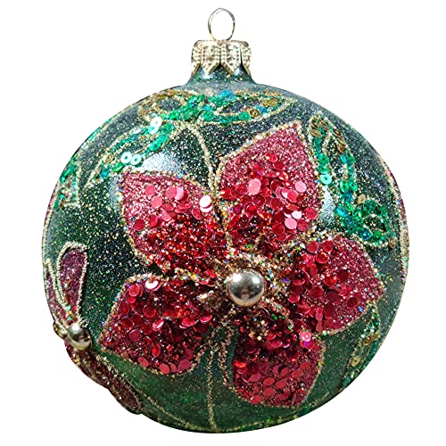 Silverado Christmas Ornament Made of Glass, 10 cm Ball von Silverado