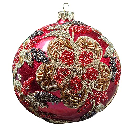 Silverado Christmas Ornament Made of Glass, 10 cm Ball von Silverado