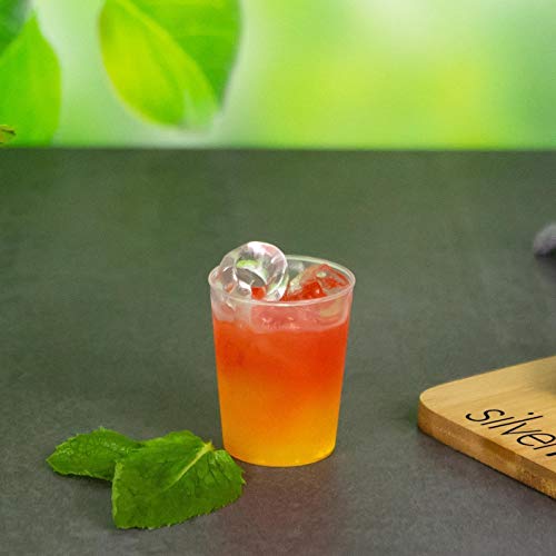 Silverkitchen 50x Schnapsgläser Plastik 4cl, Mehrweg Shotgläser mit Eichstrich, Shot Becher Plastik 40ml, Wiederverwendbare Schnapsbecher, Party Becher Made In Germany von Silverkitchen