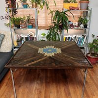 Handmade Zurückgefordert Holz Tisch Handmade Zurückgefordert Holz Tisch von SilverlakeAdjacent