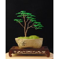 Drahtbaum, Wire Tree, Bonsai, Drahtkunst, Dekoration von SilverleafTree