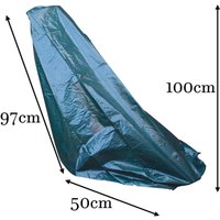 Rasenmäher Abdeckplane wetterfest Plane Schutzhülle grün Rasenmäher Abdeckplane wetterfest Plane Schutzhülle grün von Silverline