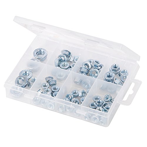 Fixman 205828 Flanschmuttern-Sortiment 78-tlg, Silver Fixman 205828 Flanschmuttern-Sortiment 78-tlg, Silver von Fixman