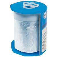 Silverline - Abdeckfolie mit Malerkreppband, Rolle auf Abroller 550 mm x 33 m von Silverline