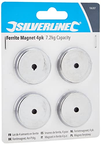 Silverline 106307 Ferritmagnet, 4er-Pckg. 7,2 kg von Silverline