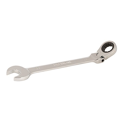 Silverline 228556 Ring-Maul-Ratschenschlüssel mit Gelenk 24 mm Silverline 228556 Ring-Maul-Ratschenschlüssel mit Gelenk 24 mm von Silverline