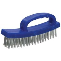 Drahtbürste mit D-Griff 4-reihig Drahtbürste mit D-Griff 4-reihig von Silverline