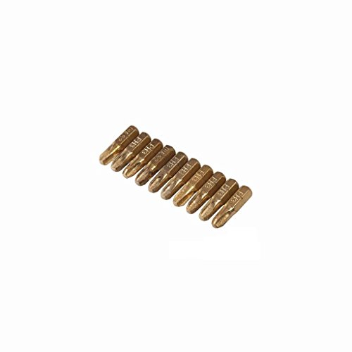 Silverline 349752 Kreuzschlitz Diamant Bits, 10 Stück, Nr. 3 von Silverline