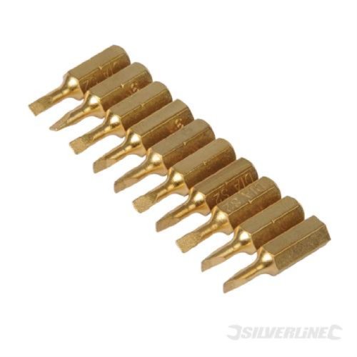 Silverline 792086 Schlitz Diamant Bits, 10 Stück, 6 mm von Silverline