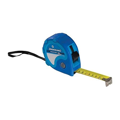 Silverline Measure Mate 868770 Maßband, 5 m x 19 mm von Silverline