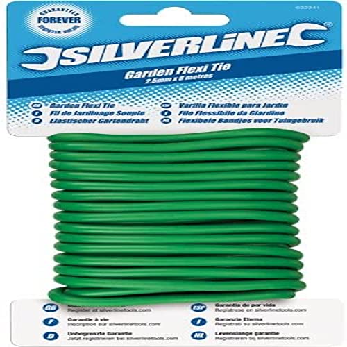 Silverline 868820 Ummantelter Bindedraht 4,8 mm x 5 m von Silverline