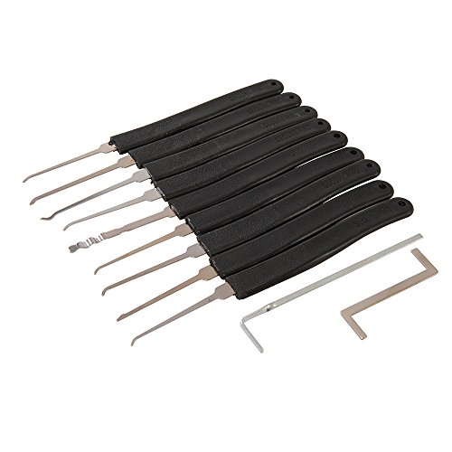 Silverline Lock Picking Set 11pce Dietrich-Werkzeug, 11-TLG. Satz, Black von Silverline