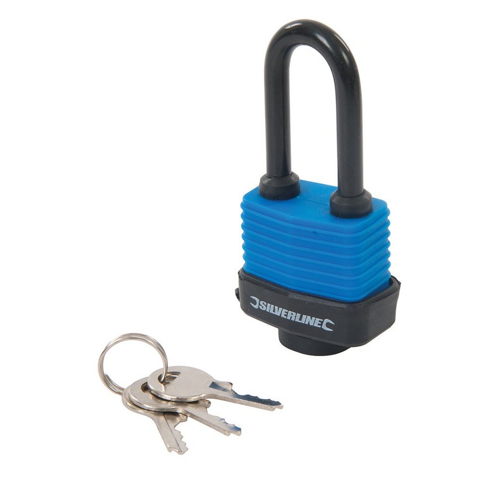 Vorhängeschloss Witterungsbeständiges Vorhängeschloss 48 mm mit langem Bügel Vorhängeschloss Witterungsbeständiges Vorhängeschloss 48 mm mit langem Bügel von OTTO